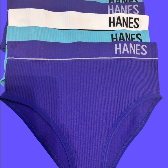 Hanes Other - Hanes Women's Blue, Teal and White Panties Set (6 in set)